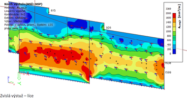 Obr.&nbsp;4d – Plochy zvislej v�stu�e fragmentu OM1 reprezentuj�ce rozhoduj�ci vplyv rozdielu tepl�t – ohriatia l�ca m�ru (zdroj audit OM1 – Ing.&nbsp;Martin Seyfert, 05.2021)