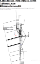 Obr.&nbsp;6b – Technologick� postup beton�e �plhac�m debnen�m DOKA Damm Formwork