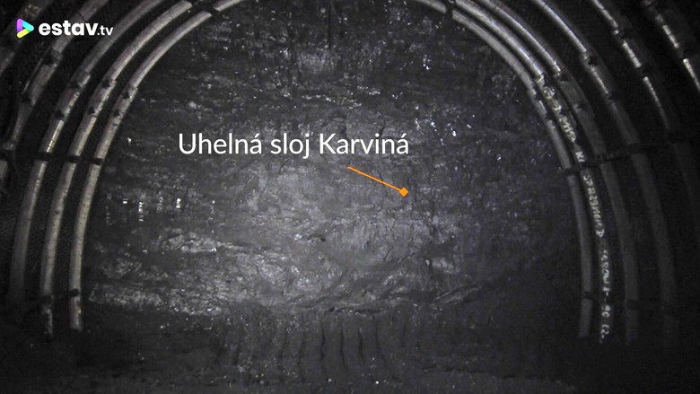 Uhelná sloj v Karviné