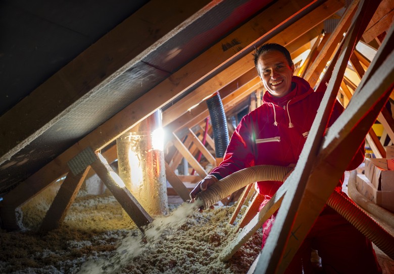 Aplikace foukan� izolace MAGMARELAX