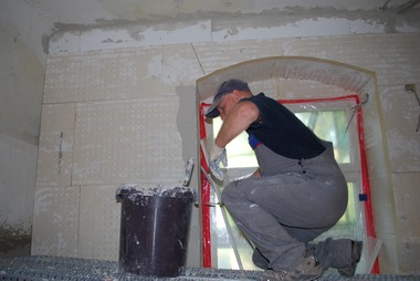 Obr.&nbsp;4: Mont� desek z&nbsp;polymern� p�ny