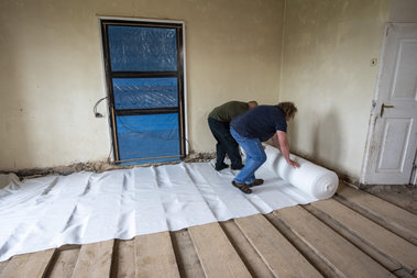 Separace netkanou geotextilií