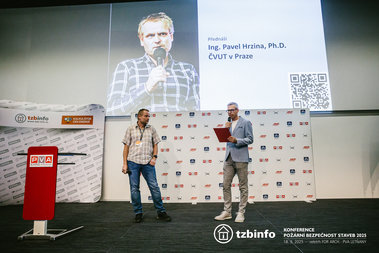 Pavel Hrzina, konference Požární bezpečnost staveb 2025. Foto: Libor Makrlík