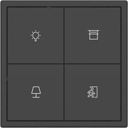 Ovládací prvky Tile 1 až 8násobný, s displejem a zvonkem