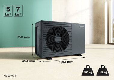 Obr. 1 aroTHERM pro VWL /7.1 (5 a 7 kW)
