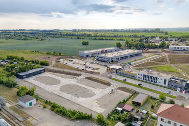 Část areálu z leteckého pohledu. Foto: MND