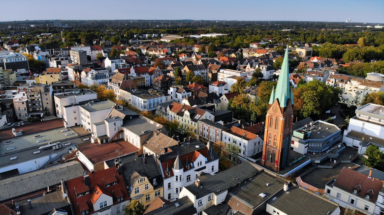 Město Herne využívá průmyslové odpadní teplo jako součást místního systému dálkového vytápění. Zdroj: Shutterstock