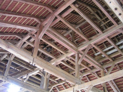 Obr.&nbsp;9 Věšadlový krov – Kladruby