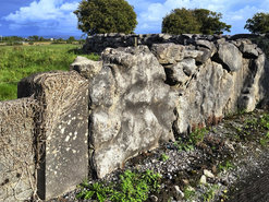 Zídky prorostlé zelení a doplněné o betonovou dostavbu – oblast Galway. Foto: Petr Brandejský