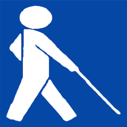 Symbol zazen nebo prostoru pro osoby se zrakovm postienm, vyhlka 398/2009 Sb.