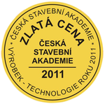  Zlat medaile ze soute Stavebn vrobek - technologice roku 2011 Meibes s.r.o.