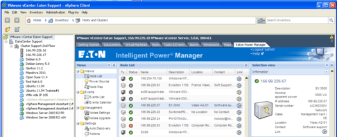 Software Eaton Intelligent Power Manager zajist zotaven po vpadku napjen