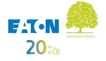 logo Eaton Elektrotechnika s.r.o. distributor elektrotechnickho zazen vron logo 20let v R