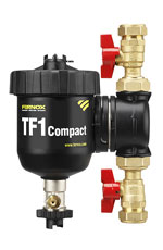 nový FERNOX TF1 COMPACT filtr na ochranu kotle před znečištěním v topném systému