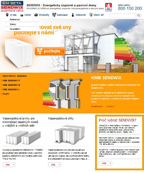 KMB SENDWIX  SENDWIX - stavebn systm pro energeticky sporn, nzkoenergetick a pasivn domy