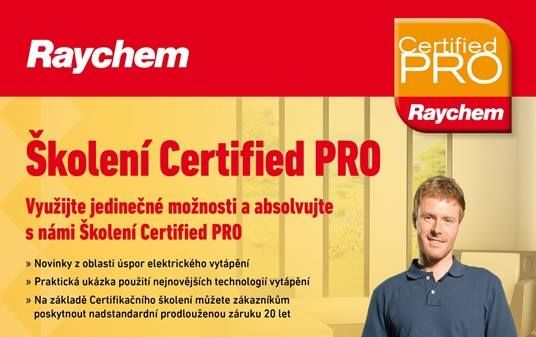 Raychem podlahov vytpn topen kolen Certified PRO