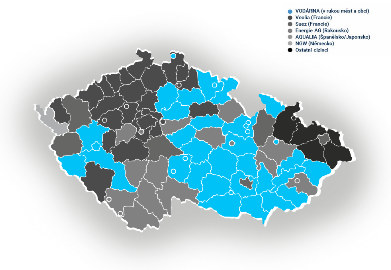 cenov mapa: cena vody 2019