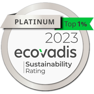 Platinov medaile od EcoVadis