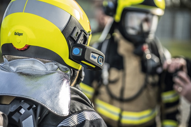 Termokamera na přilbu pro hasiče Dräger UCF FireCore