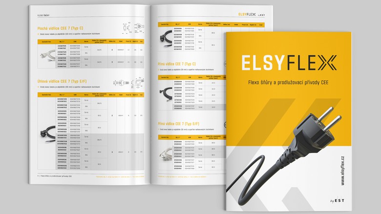 Nový katalog privátní značky ELSYFLEX - flexo šňůry a přívody