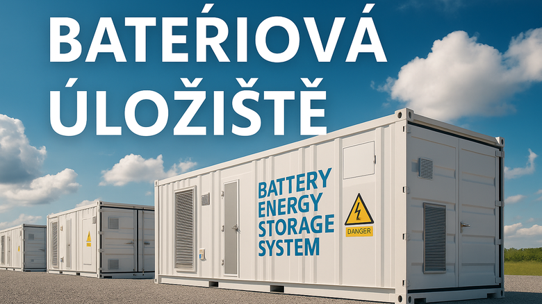 Bateriová úložiště BESS a změny díky LEX OZE v roce 2025