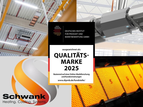 Schwank získal ocenění „Quality Brand 2025“ za špičkovou kvalitu a spolehlivost