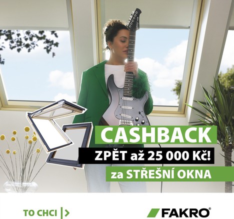 FAKRO: Až 25 000 Kč zpět za střešní okna