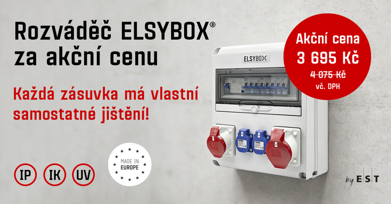 Rozváděče ELSYBOX®: prémiové komponenty, maximální bezpečnost, nyní v akci