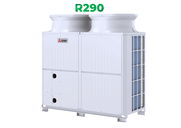 Nové tepelné čerpadlo vzduch-voda Mitsubishi Electric CAHV-Z s R290