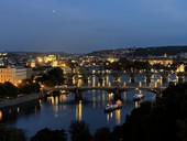 Pražské mosty z vyhlídky na Letné, foto: redakce