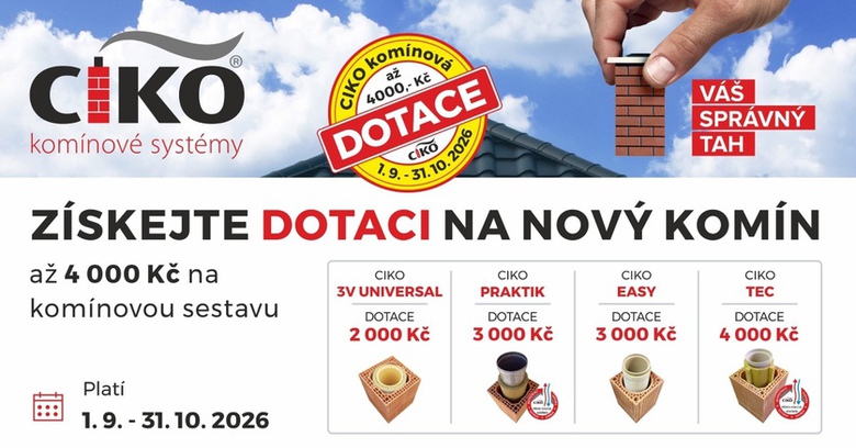 CIKO komínová dotace