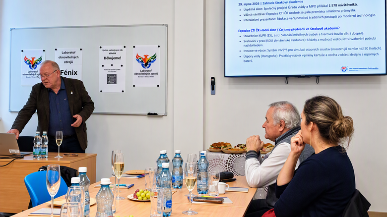Nová moderní laboratoř OZE ve střední škole v Kolíně, Jan Hladík, prezident CTI ČR