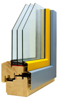 dřevohliníková okna SLAVONA HA 110